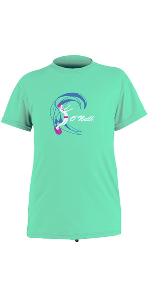 2025 O'Neill Toddler O'Zone Short Sleeve Sun Shirt 5325G - Light Aqua